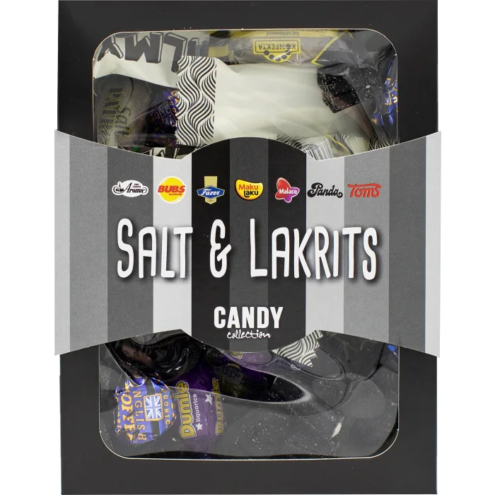 Godis Mixask Salt och lakrits 550g Candy Collection