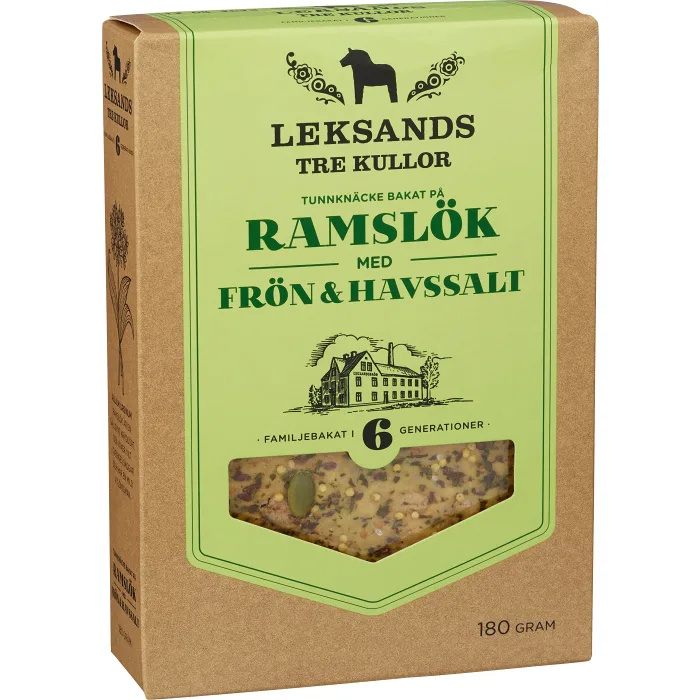 Tunnknäcke Ramslök & Frön 180 g Leksands Tre Kullor