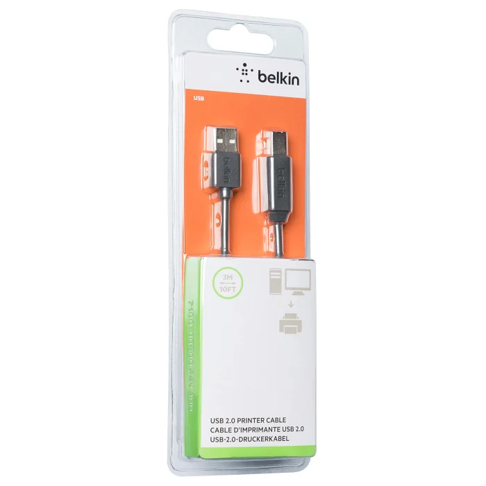 Skrivarkab USB-A - USB-B 3m Belkin