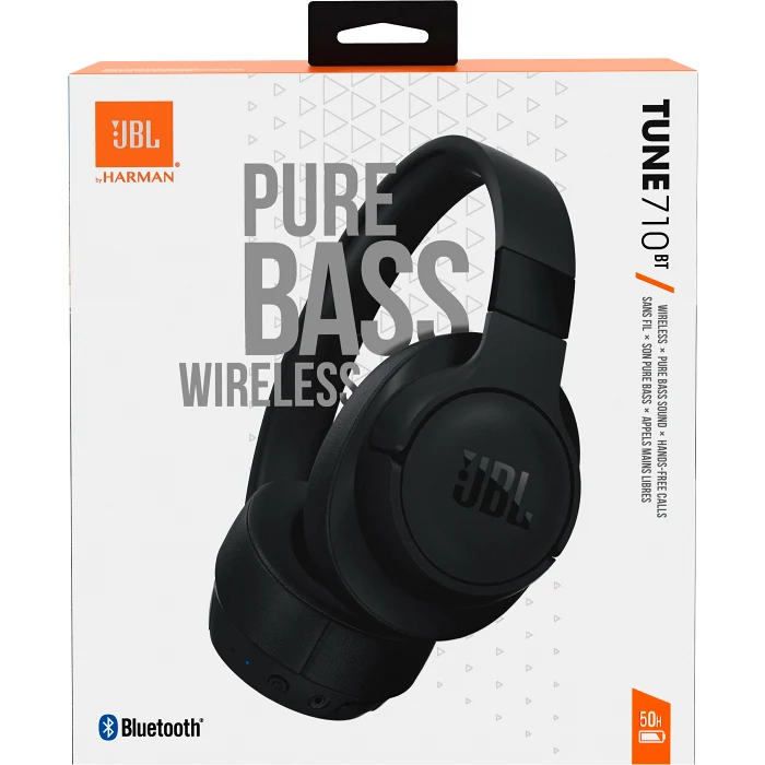 Hörlur Tune 710BT Svart JBL