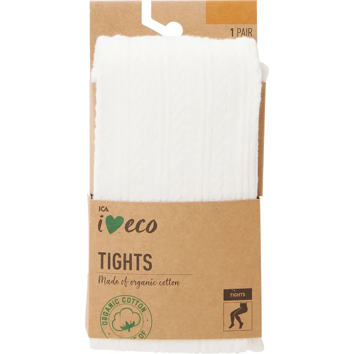 Strumpbyxa 1p kab vit 86/92 ICA I love eco | Handla mat online från din ...