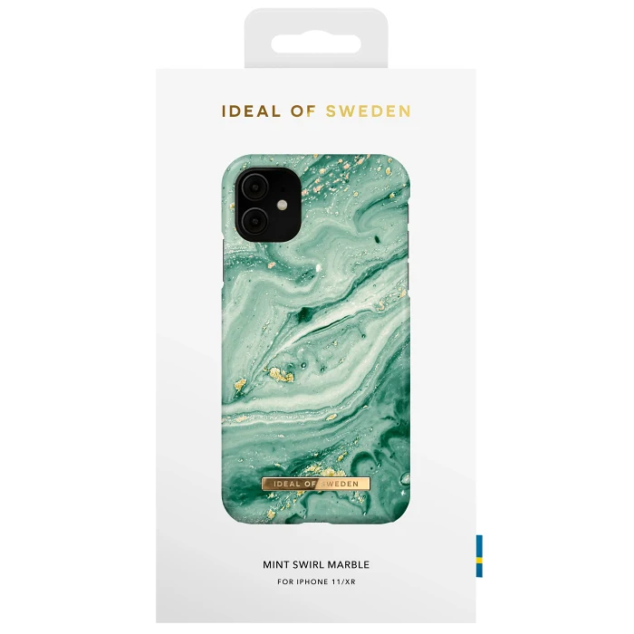 Mobilskal iPh 11/XR Mint Swirl Ideal of Sweden