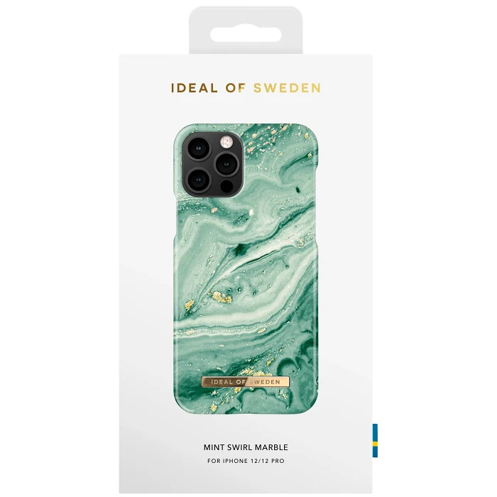 Mobilskal Mint Swirl iPhone 12/12 Pro Ideal of Sweden