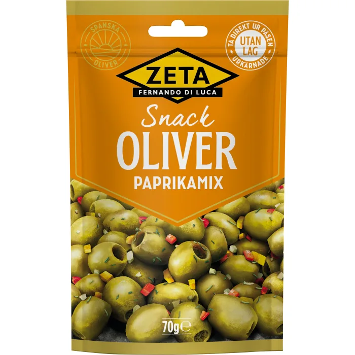 Oliver Snack Paprikamix 70g Zeta
