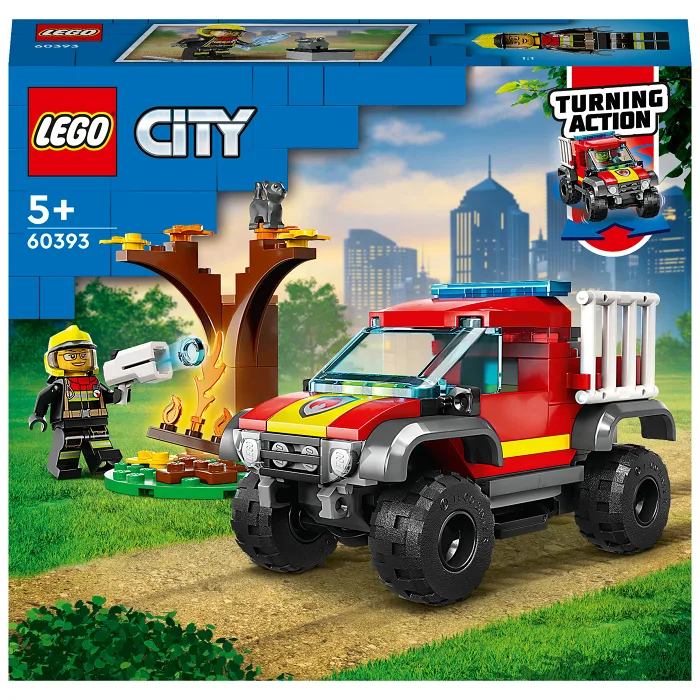 LEGO City Räddning med fyrhjulsdriven brandbil 60393