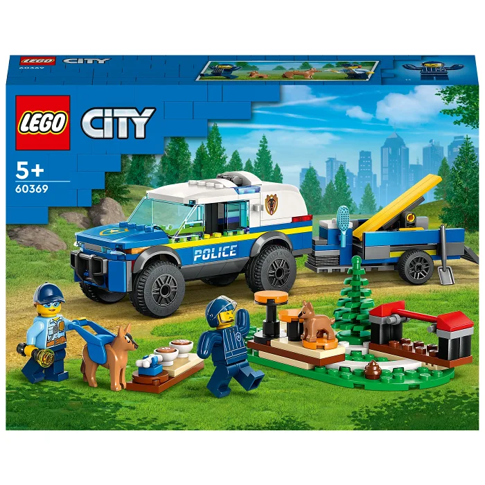 LEGO City Polisens mobila hundträning 60369