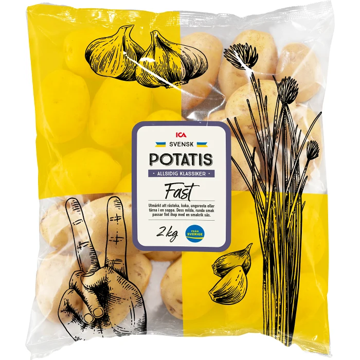 Fast potatis 2kg Klass 1 ICA