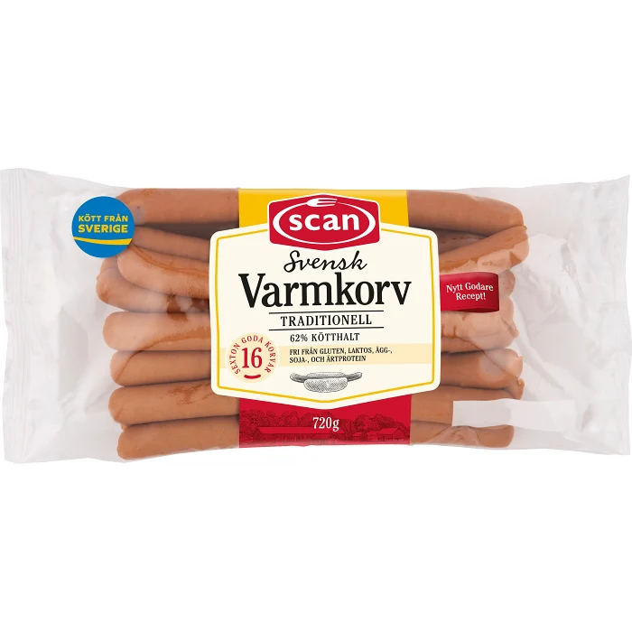 Varmkorv 720g Scan