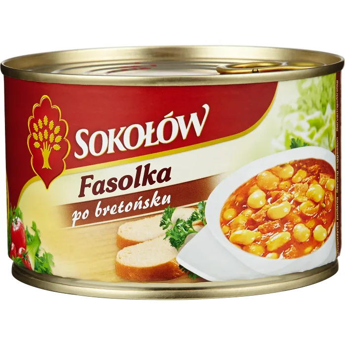 Bönor fläsk & bacon Färdigmat 400g Sokolow