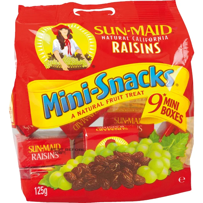 Russin Mini snacks 9-p 125g Sun Maid