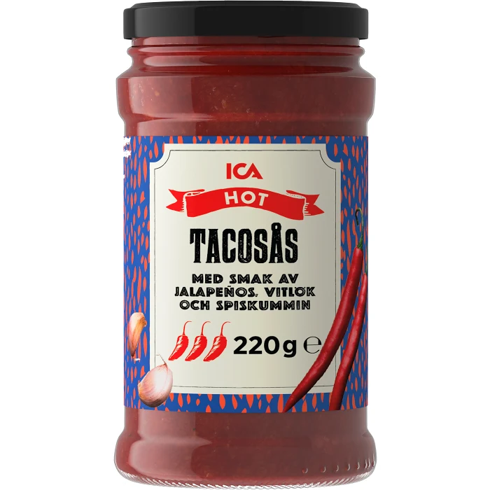 Tacosås Hot 220g ICA