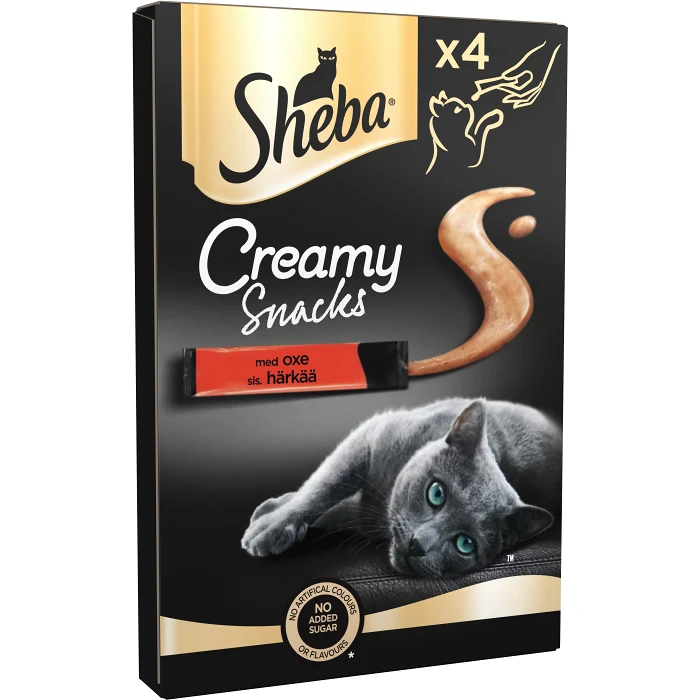 Kattsnacks Creamy Oxe 48g Sheba