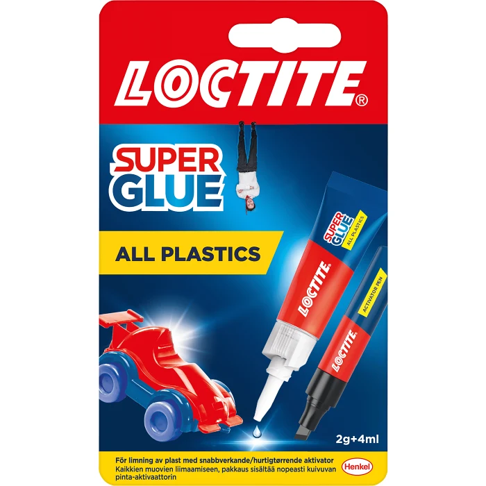 Lim Super Glue All Plastics 2g+4ml Loctite