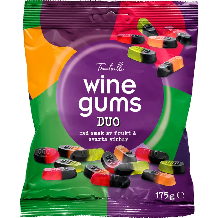 Godis Winegums Duo 175g Treatville