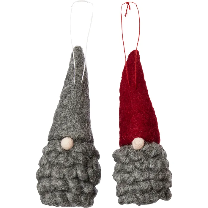 Tomte Krullig 15 cm 2 sorterat ICA