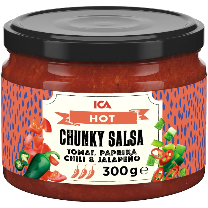 Chunky salsa Hot 300g ICA