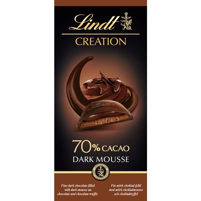 Chokladkaka Creation 70% Mousse Dark 150g Lindt