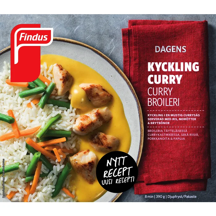 Kyckling Curry 390g Findus