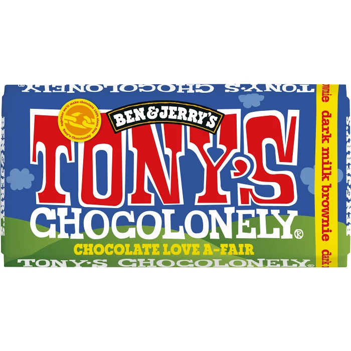 Chokladkaka Mörk Chocolate Brownie 180g Tony's Chocolonely
