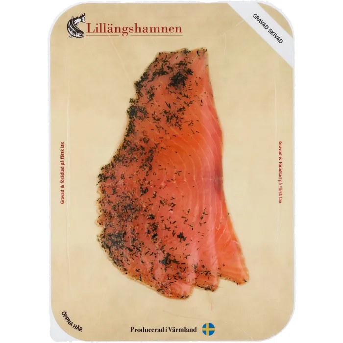 Gravad Lax ca 100g Lillängshamnens Fiskerökeri