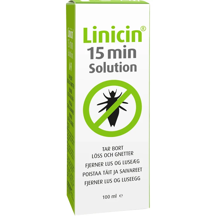 Lusmedel Solution 15min 100ml Linicin