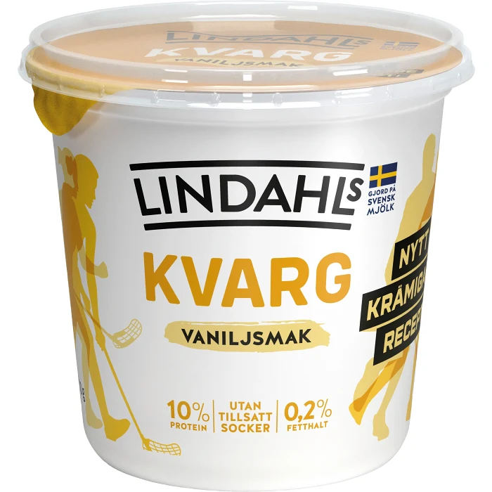 Kvarg Vaniljsmak 0,2% 900g Lindahls