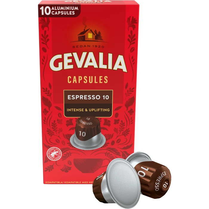 Kaffekapslar Espresso Intenso 10-p Gevalia