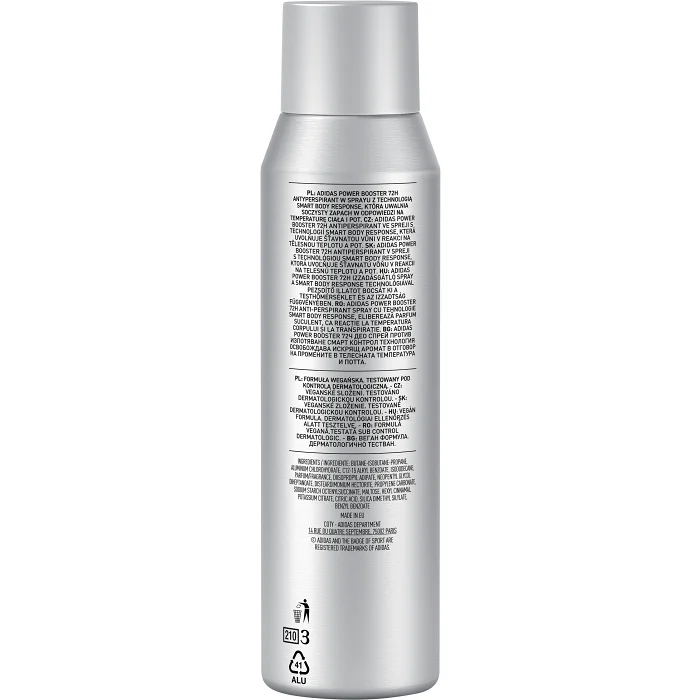 Antiperspirant Spray Power Booster 150 ml Adidas