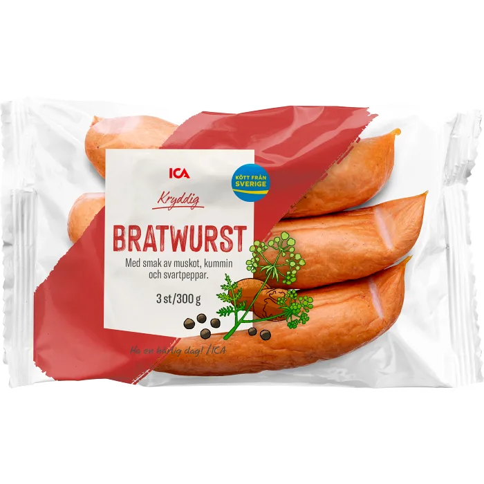 Bratwurst 300g ICA