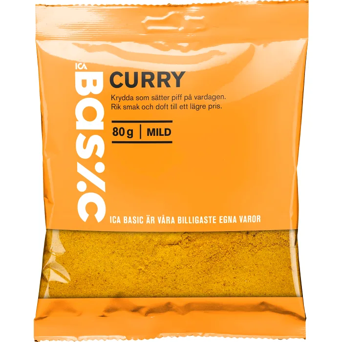 Curry 80g ICA Basic