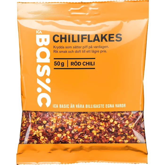 Chiliflakes 50g ICA Basic