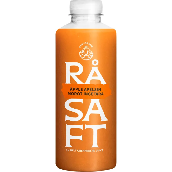 Råsaft Morot Äpple Apelsin Ingefära 700ml Loviseberg