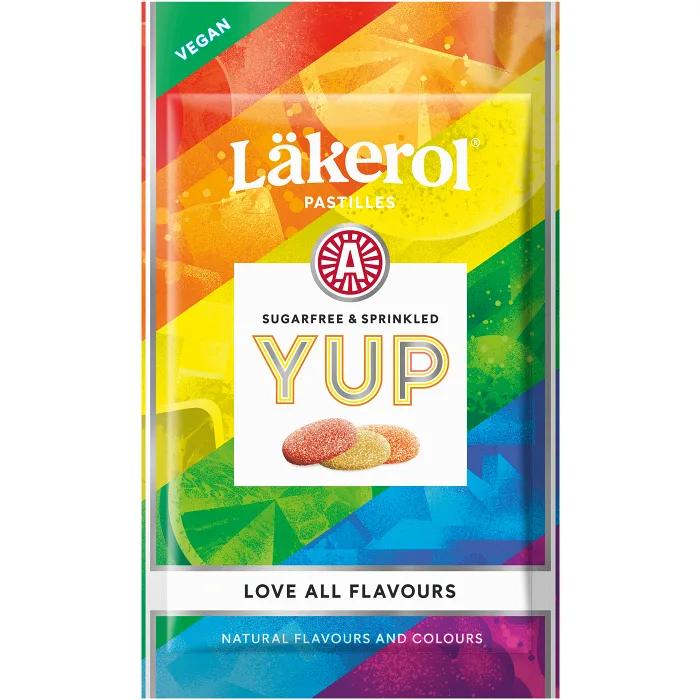 YUP Love All Flavours 30g Läkerol
