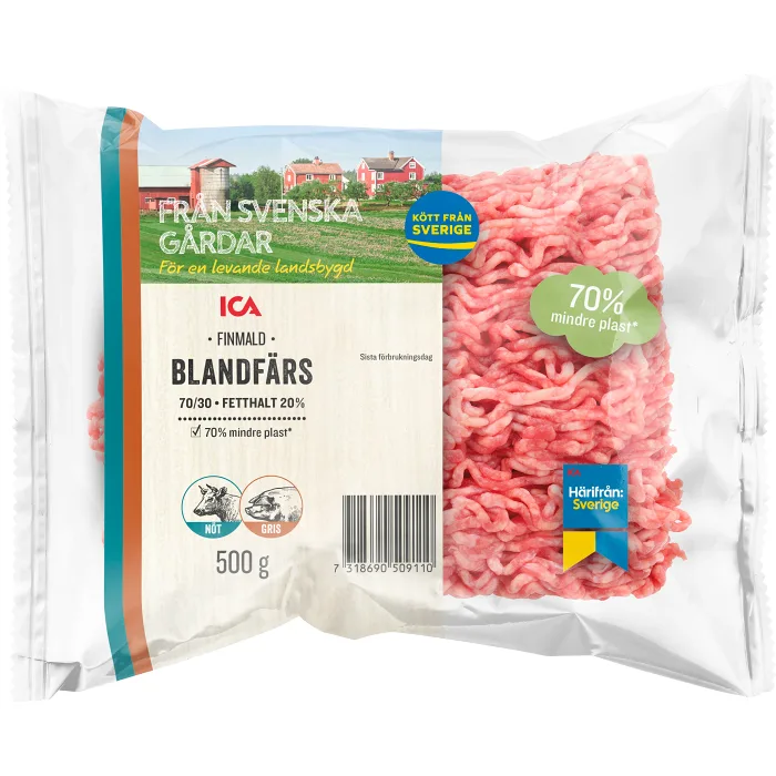 Blandfärs 20% 500g ICA