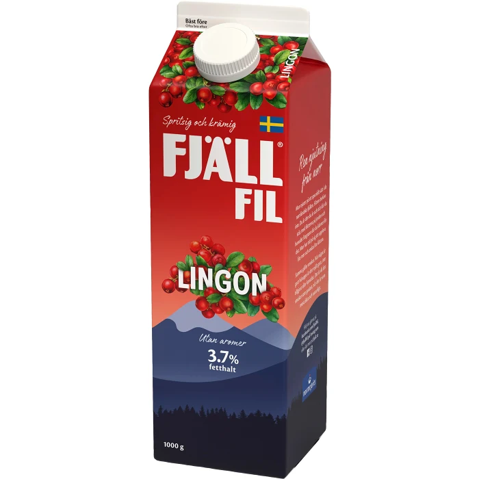 Fil Lingon 3,7% Limited edition 1000g Fjällfil