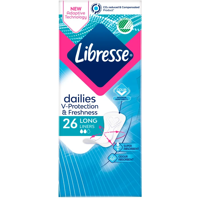 Trosskydd Daily Fresh Long 26-p Libresse