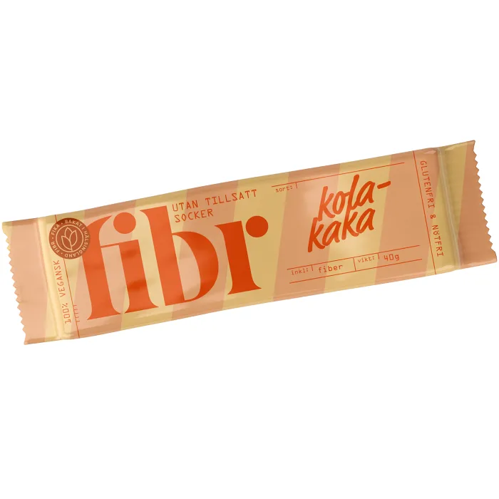 Energibar Kolakaka Glutenfri/Nötfri 40g Fibr