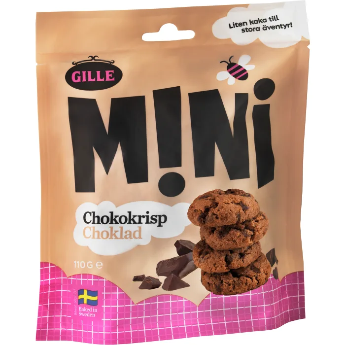 Mini Chokokrisp Choklad 110 g Gille