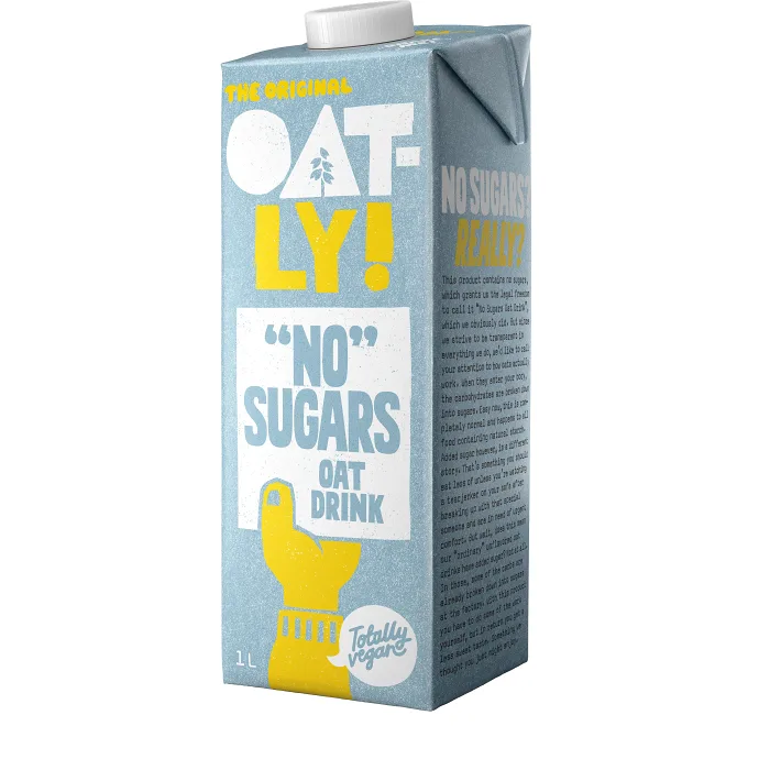 Havredryck "No" Sugars 1000ml Oatly