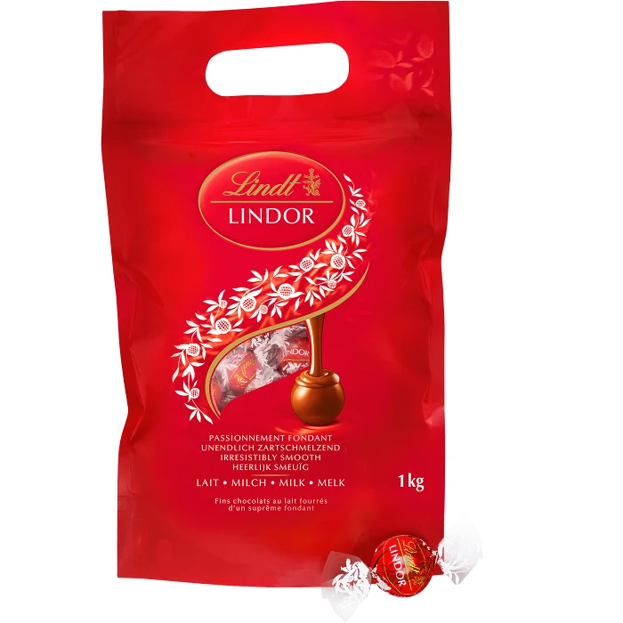 Chokladpralin LINDOR Milk 1000g Lindt