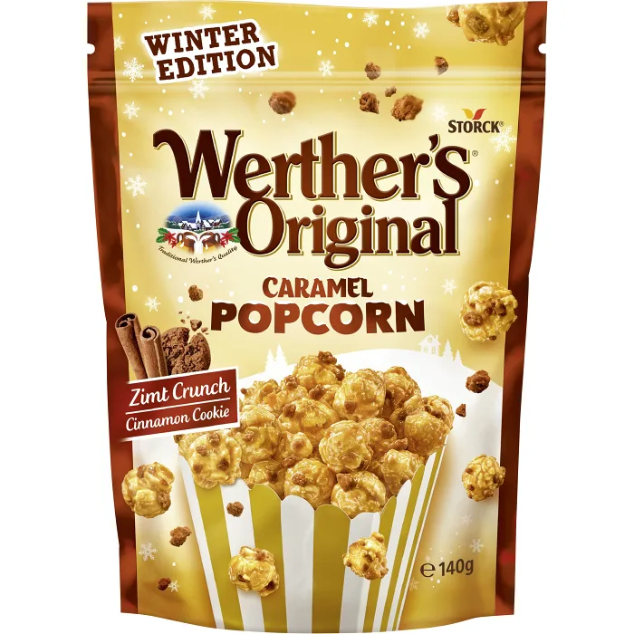 Caramel Popcorn Cinnamon Cookie 140g Werthers Original