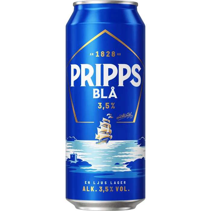 Öl 3,5% 50cl Pripps Blå 
