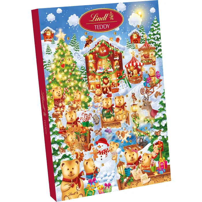 Chokladkalender Teddy Magic 265g Lindt