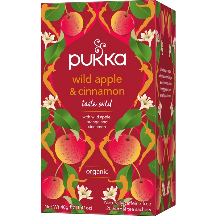 Te Wild Apple & cinnamon Ekologisk 20-p Pukka