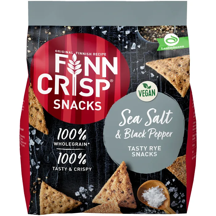 Rye Snacks Sea Salt 150g Finn Crisp