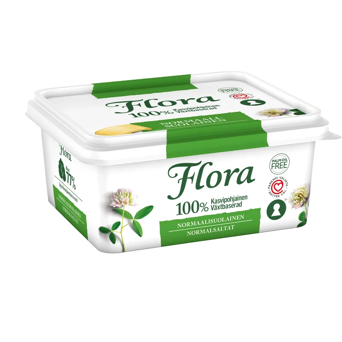 Margarin Normalsaltat växtbaserad 59% 600g Flora