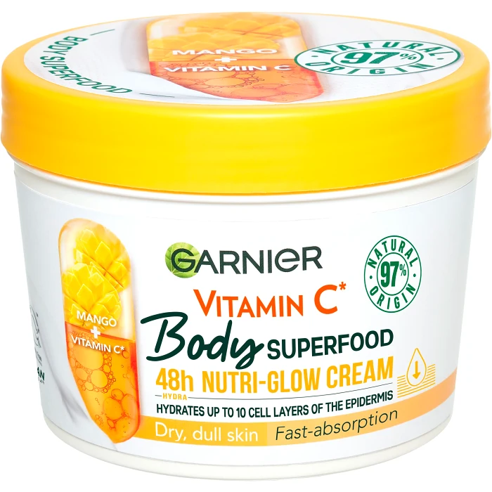 Kroppslotion Body Superfood 48H Vitamin C 380ml Garnier