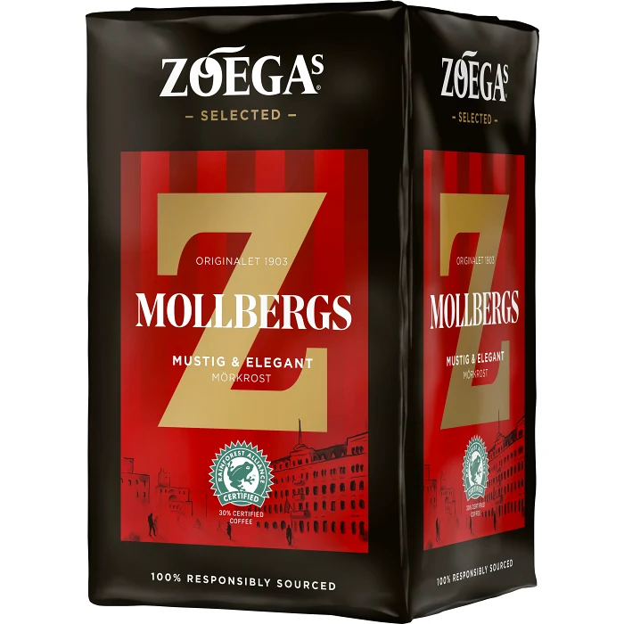 Bryggkaffe Mollbergs blandning 450g Zoegas