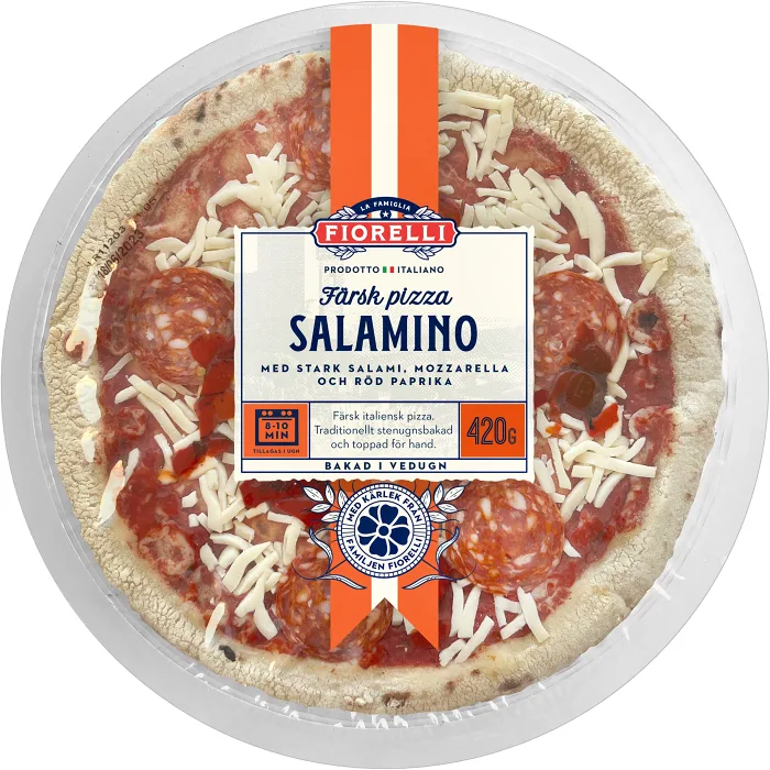 Pizza Salamino 420g Fiorelli