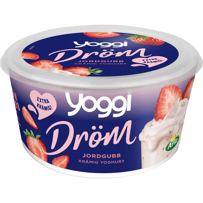 Yoghurt Dröm Jordgubb 6,6% 450g Yoggi®